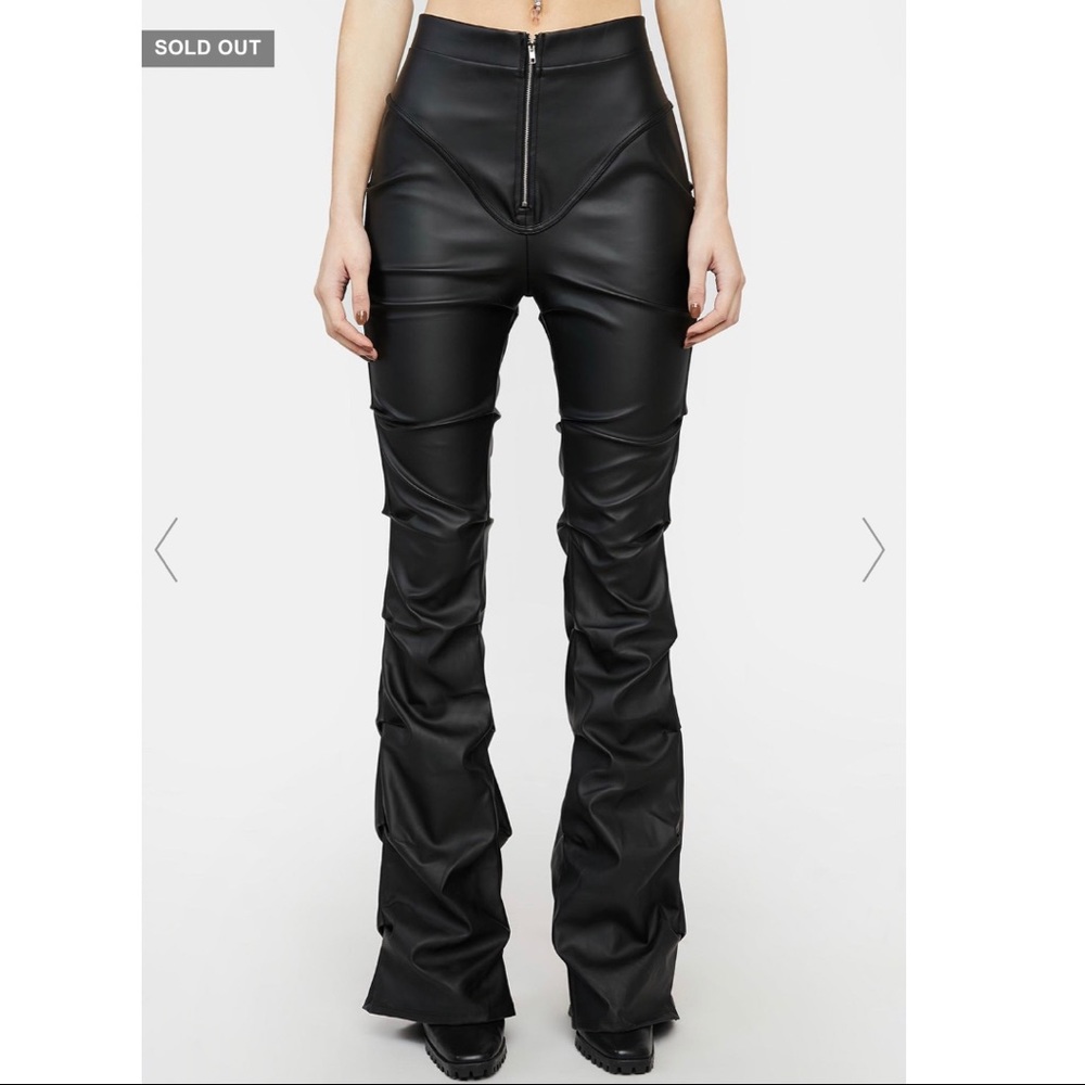 DOLLS KILL NIGHT CERTIFIED FREAK FLARE PANTS